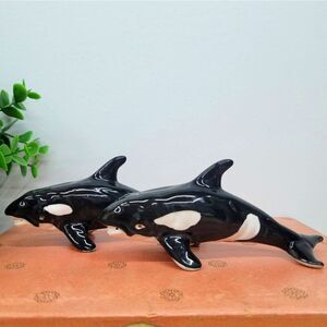 Kelvins Killer Whale / Orca Vintage Marine Shakers 🐋🐋